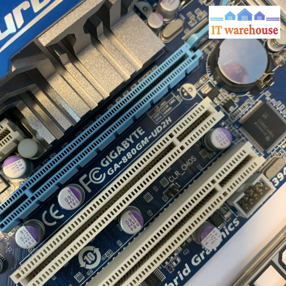 Gigabyte GA-880GM-UD2H Motherboard AMD 880G socket AM3 DDR3 + Athlon II 640 CPU