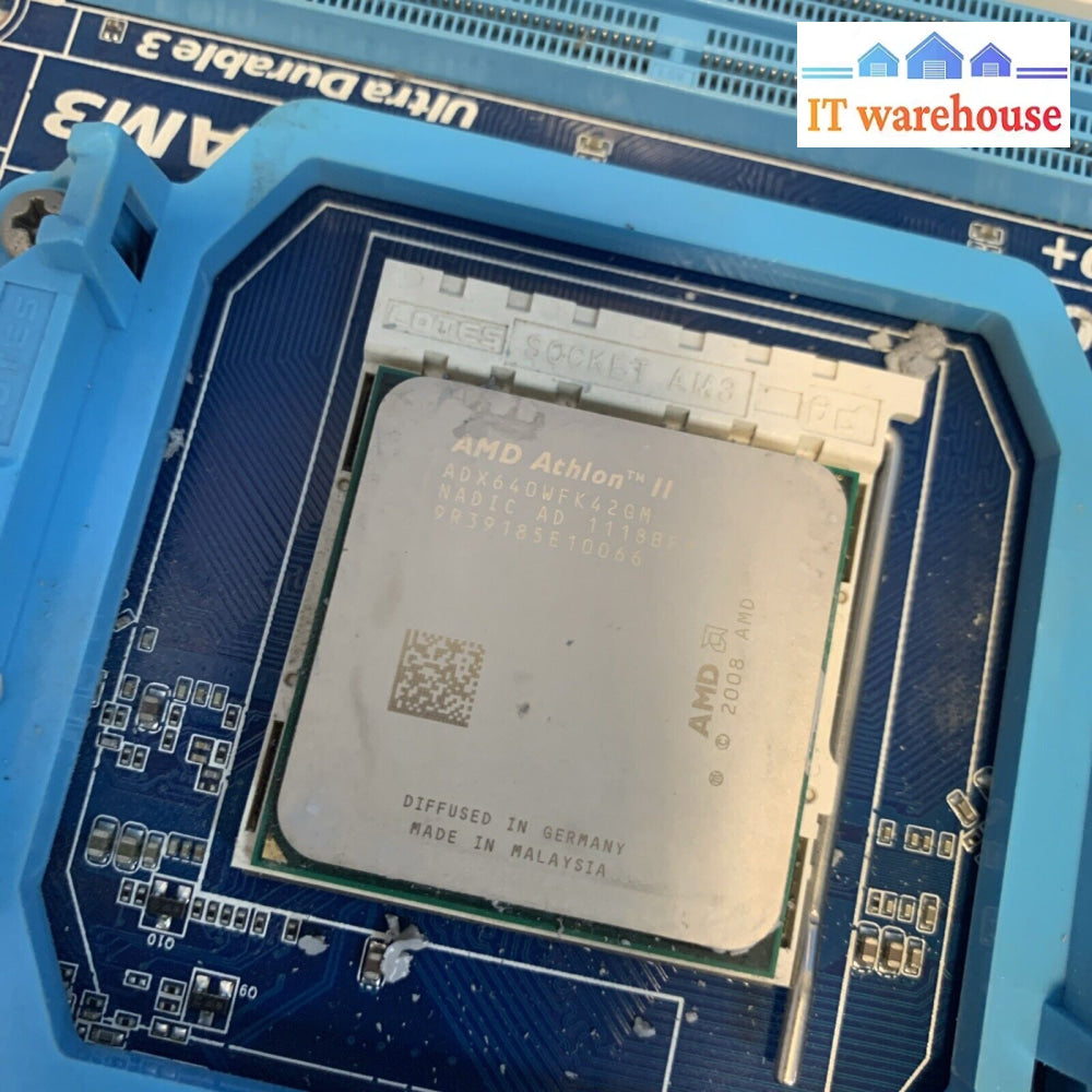 Gigabyte GA-880GM-UD2H Motherboard AMD 880G socket AM3 DDR3 + Athlon II 640 CPU