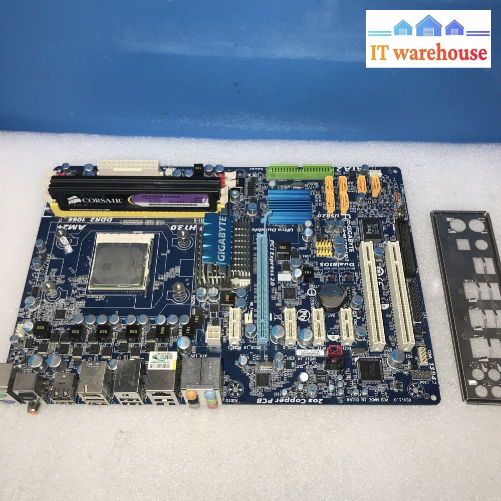 Gigabyte Ga-Ma770-Ud3- Atx Am2 With I/O / 4Gb Ddr2 Cpu