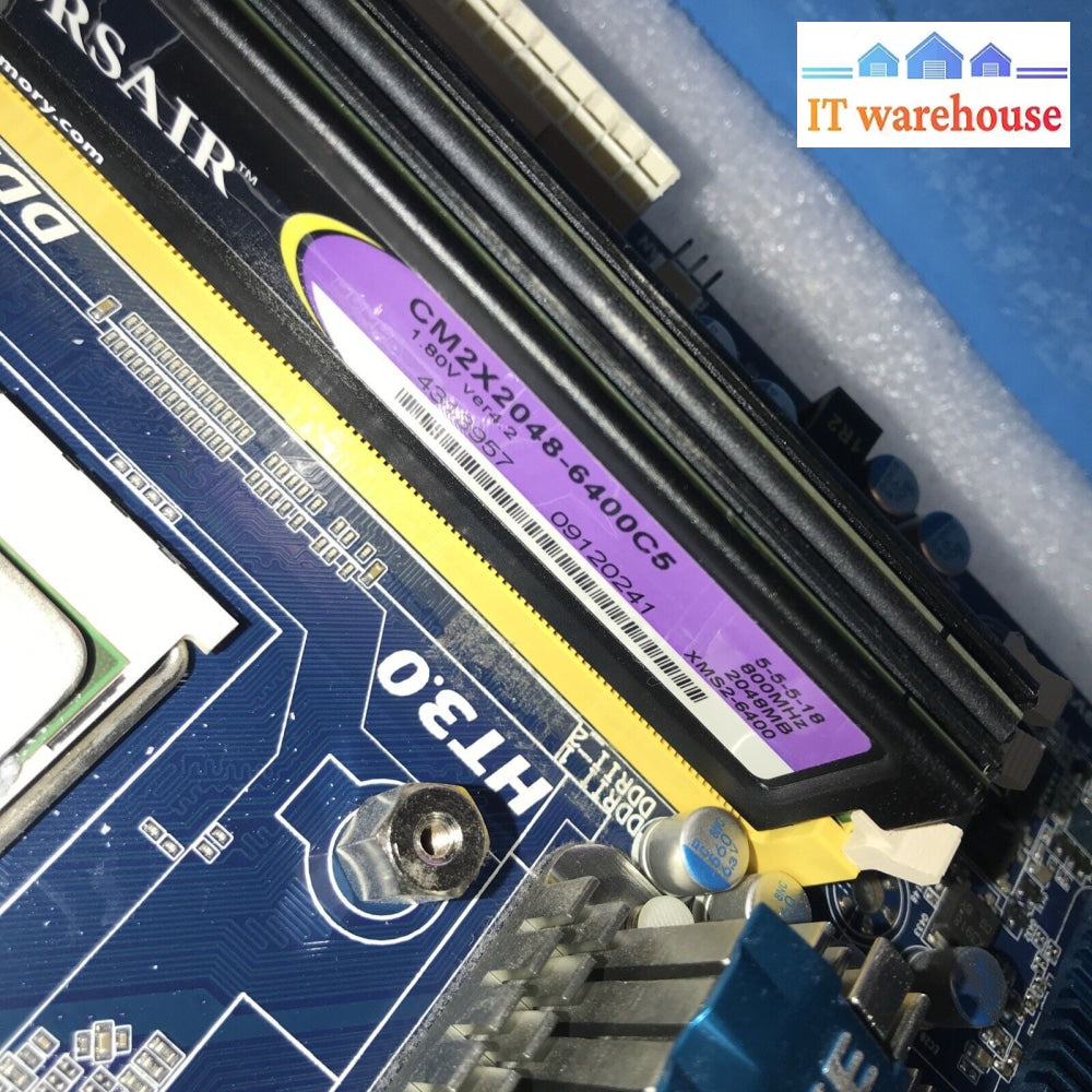 Gigabyte Ga-Ma770-Ud3- Atx Am2 With I/O / 4Gb Ddr2 Cpu