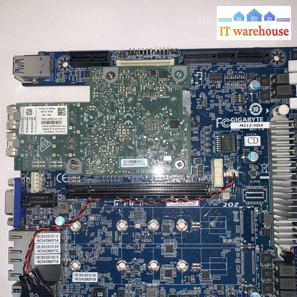 Gigabyte MZ12-HD4 DDR4 server motherboard