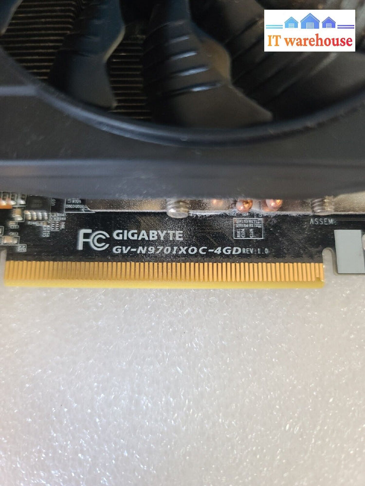 - Gigabyte Nvidia Geforce Gtx 970 4Gb Gddr5 Graphics Card (Gv-N970Ixoc-4Gd)