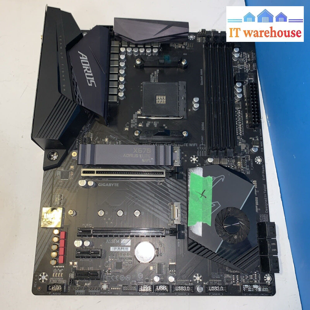 Gigabyte X570 AORUS ELITE WiFi ATX AM4 Gaming Motherboard (not Working)