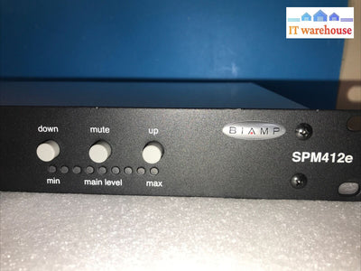 Grade A ~ Biamp Advantage Spm412E Stereo Preamp Mixer