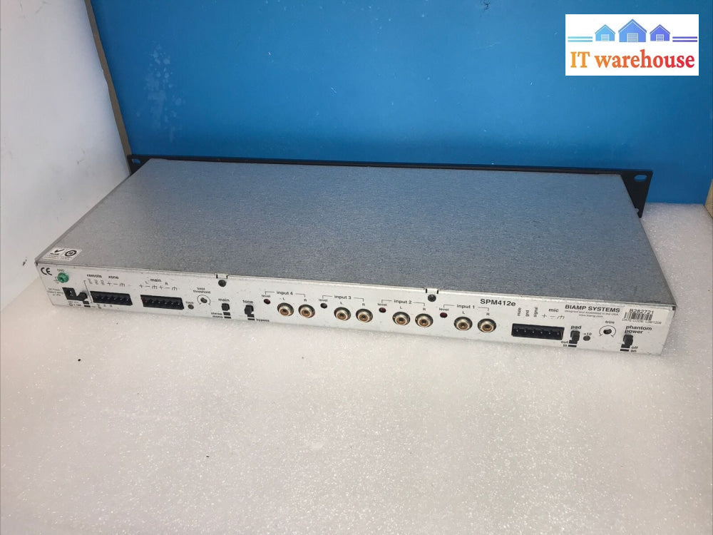 Grade A ~ Biamp Advantage Spm412E Stereo Preamp Mixer