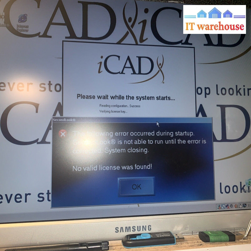 Grade A~ Desktop PC Windows XP /Second Look/iCAD