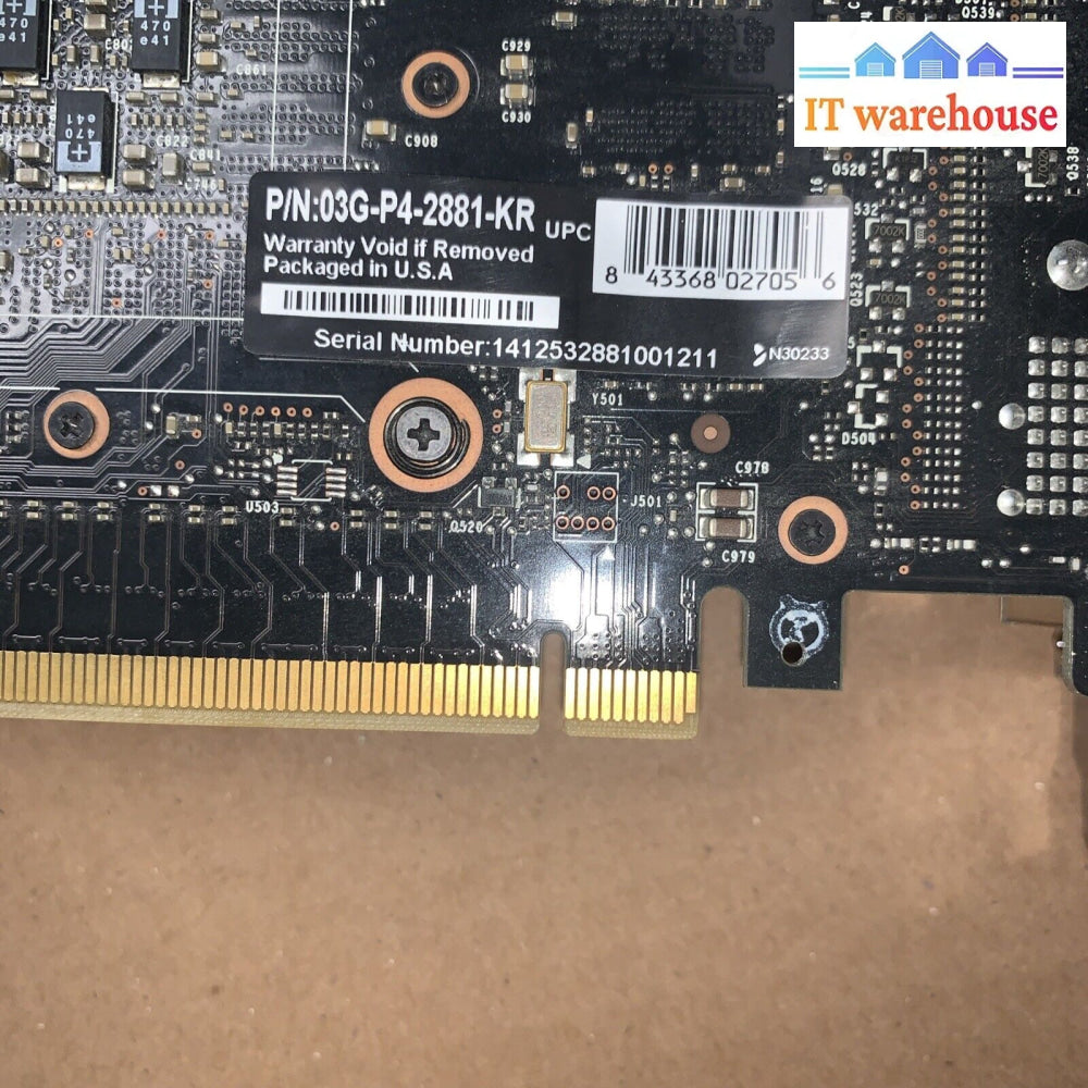 (Grade A) EVGA 3GB GTX 780 Ti 03G-P4-2881-KR GDDR5 PCI-E Graphics Card