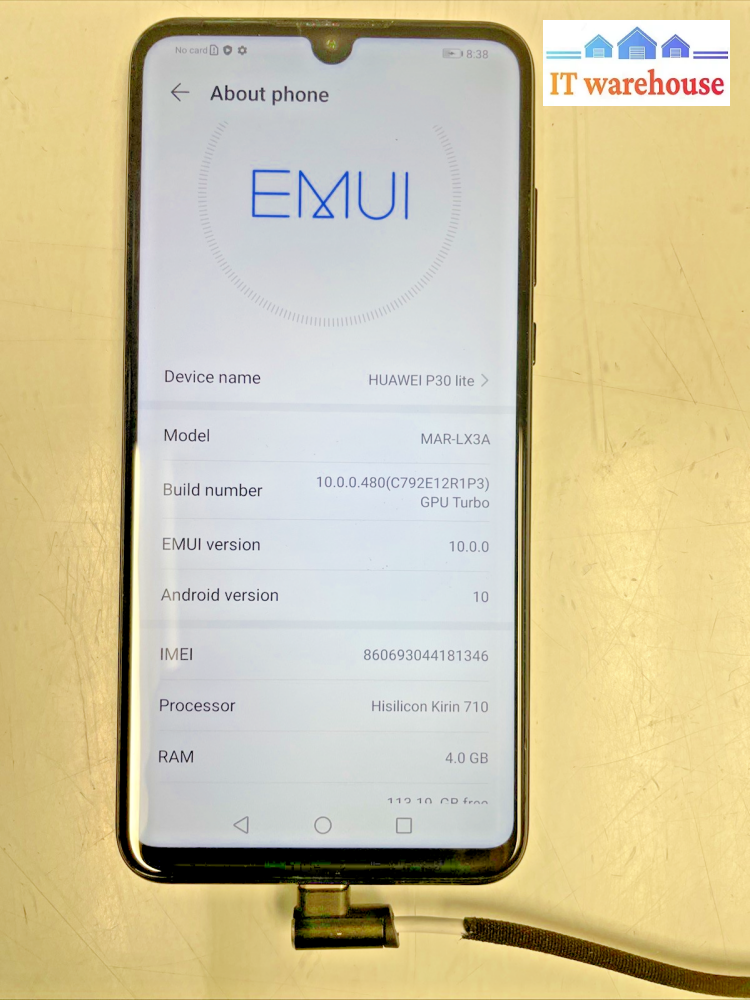 Grade A Huawei P30 Lite 128G Black (Unlocked) Tested +