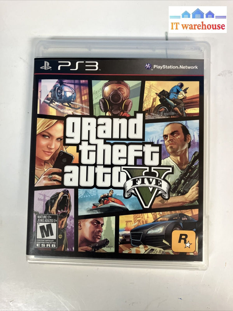Grand Theft Auto V Ps3 - Playstation 3 (Game Rockstar Games 2008 Gta5) ~