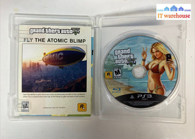 Grand Theft Auto V Ps3 - Playstation 3 (Game Rockstar Games 2008 Gta5) ~