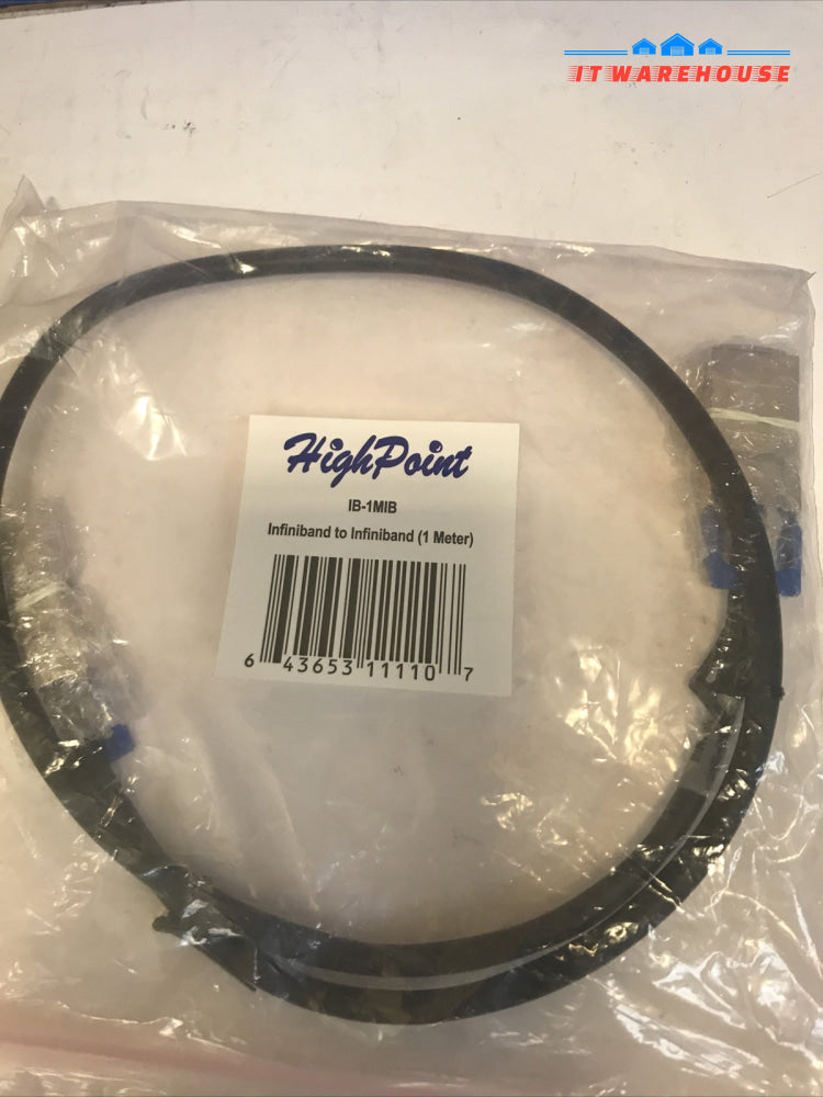 HighPoint IB-1MIB Infiniband to Infiniband Cable, SFF-8470 to SFF-8470