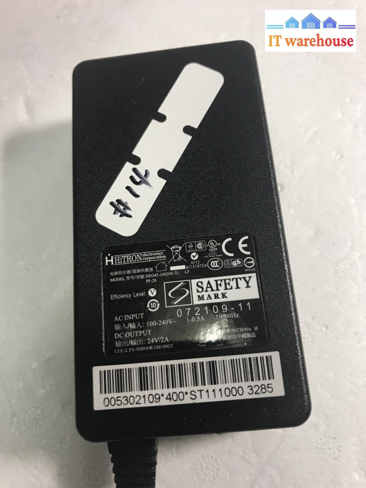 Hitron Ac Adapter Model Heg42-240200-7L