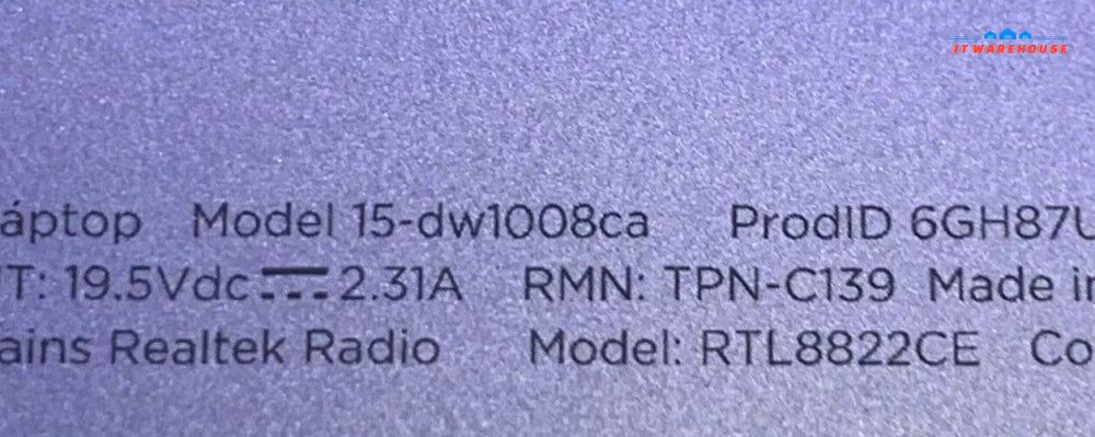 HP 15-DW1008CA 15-DW 15S-DR 15S-DU MOTHERBOARD i5-10210U L68076-601 LA-H323P