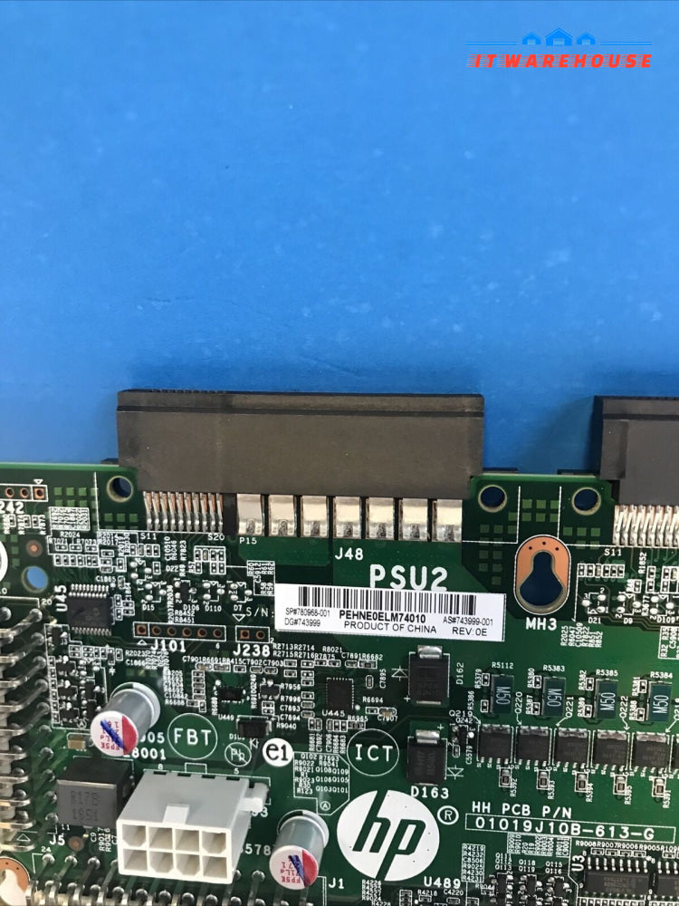 HP 780968-001 743999-001 ENTERPRISE 2 SLOT POWER SUPPLY BACKPLANE BOARD