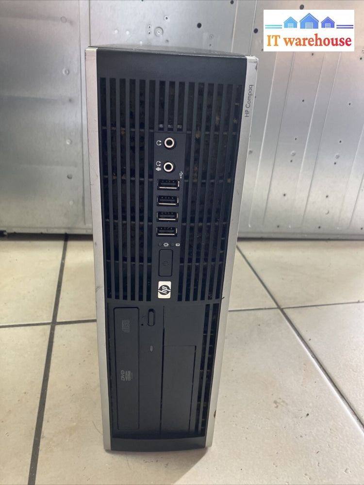 Hp Compaq 6000 Pro Sff Desktop Core 2 Duo Cpu 4Gb Ram / 500Gb Hdd Windows Xp ~