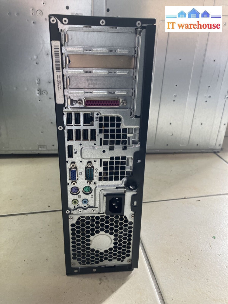 Hp Compaq 6000 Pro Sff Desktop Core 2 Duo Cpu 4Gb Ram / 500Gb Hdd Windows Xp ~