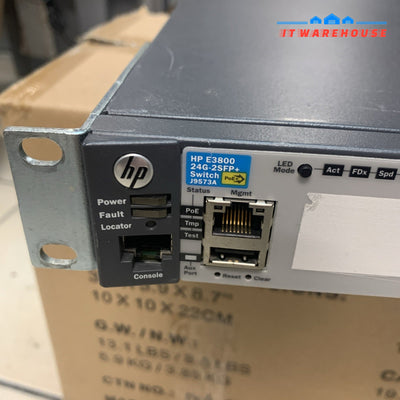 HP J9573A E3800-24G-2SFP + Switch 1 x J9577A 4-port Stacking Module