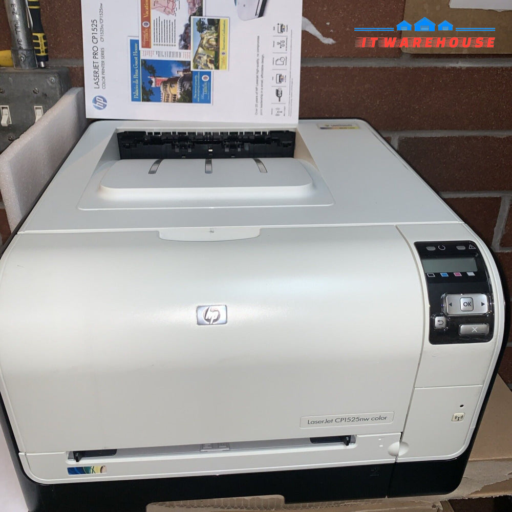 HP Laserjet CP1525NW Wireless Color Laser Printer (Page Count 1.4K) No Toner