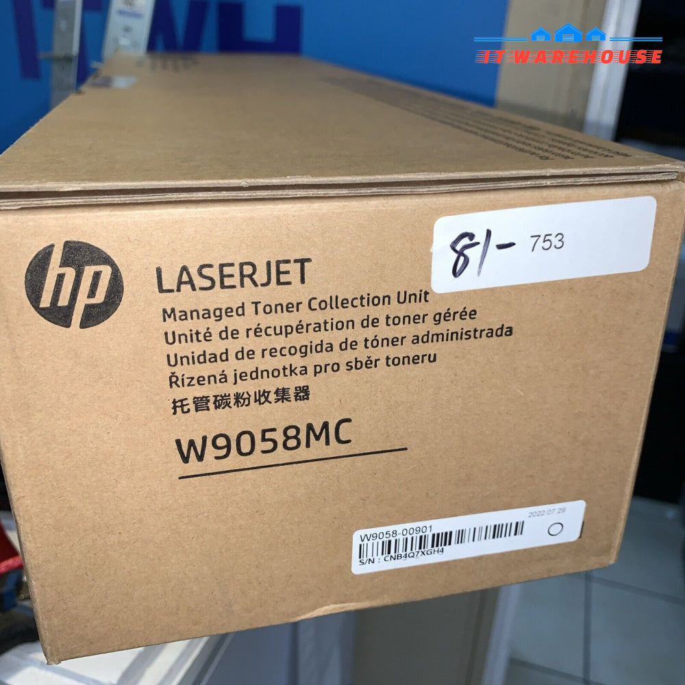 HP LaserJet W9058MC Managed Waste Container W9058-00901