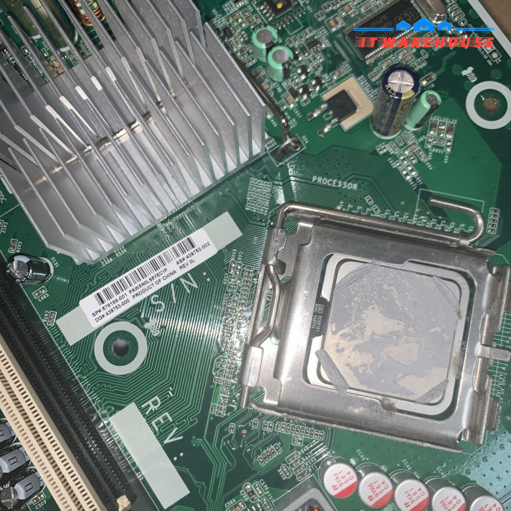 HP RP5700 Motherboard +Core 2 E6400 2.13ghz CPU 578188-001 439753-000