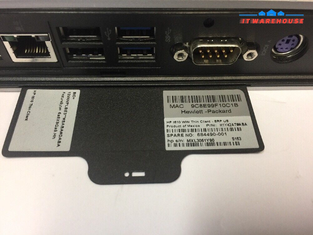 HP T610 Thin Client AMD G-T56N 1.65GHz/2GB RAM/2GB FLASH DISK + AC adapter