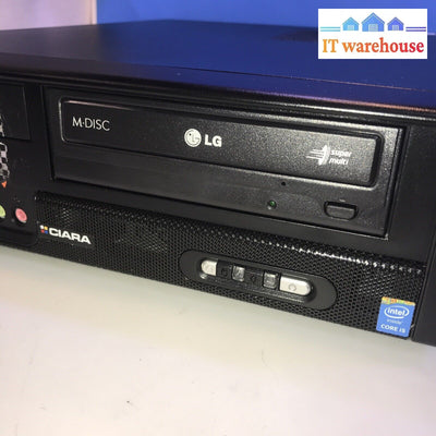 Hypertec Ciara Micro Atx Parts Desktop / Barebone (Dimensions: 42.5*32.5*10 Cm)