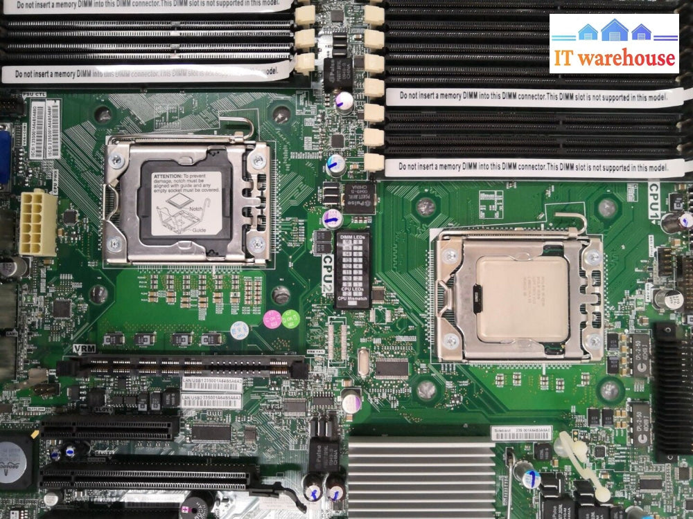 - IBM 46D1406 X3400 / X3500 M2 MOTHERBOARD W/ 1x XEON E5504 CPU @@@