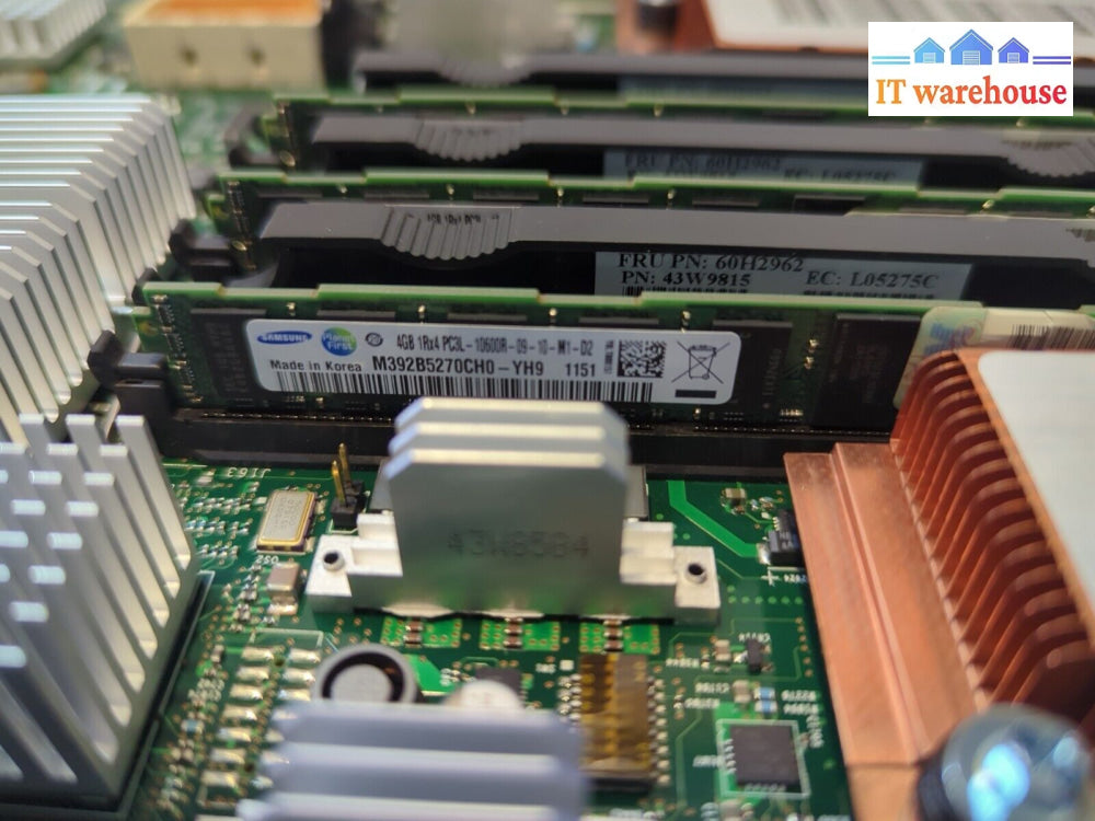 Ibm 7870 Ac1 Hs22 Blade Server 2 Xeon Cpu/ 24Gb Ram 68Y8186 68Y800 (No Caddy) -