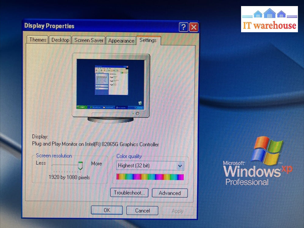 ~ Ibm 8183 Vbp Sff Desktop Pentium 4 3.2Ghz Cpu /1Gb Ram /500Gb Hdd / Win Xp Pro