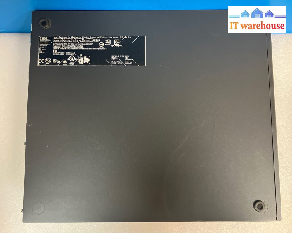 ~ Ibm 8183 Vbp Sff Desktop Pentium 4 3.2Ghz Cpu /1Gb Ram /500Gb Hdd / Win Xp Pro