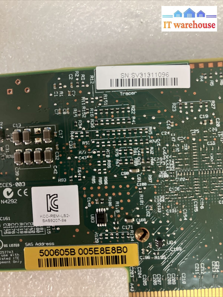 Ibm N2125 Sas Sata Pci-E 6G Controller 46C9011 - H3-25516-00E Sas9207-8E ~