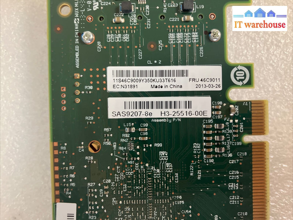 Ibm N2125 Sas Sata Pci-E 6G Controller 46C9011 - H3-25516-00E Sas9207-8E ~