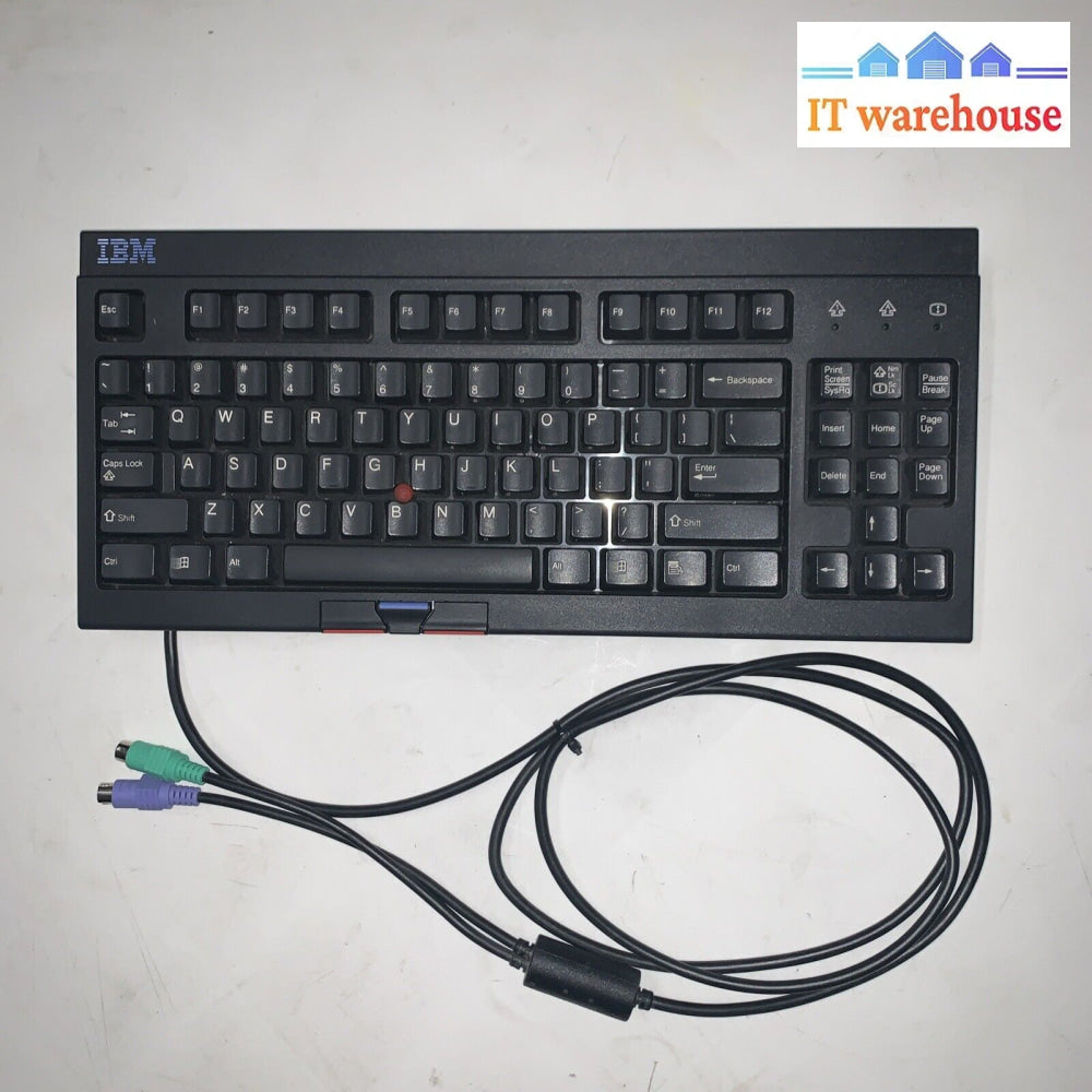 IBM SpaceSaver Keyboard RT3200 PS/2 Trackpoint 37L0888