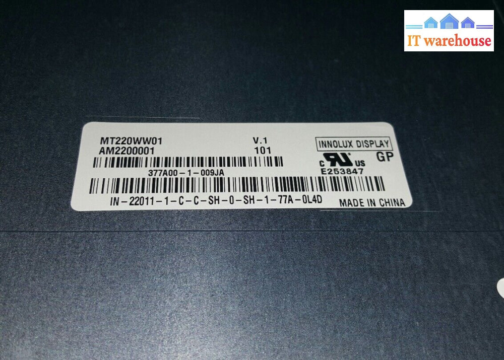Innolux Display Blu Mt220Ww01 V.0 V.1 Screen Panel @