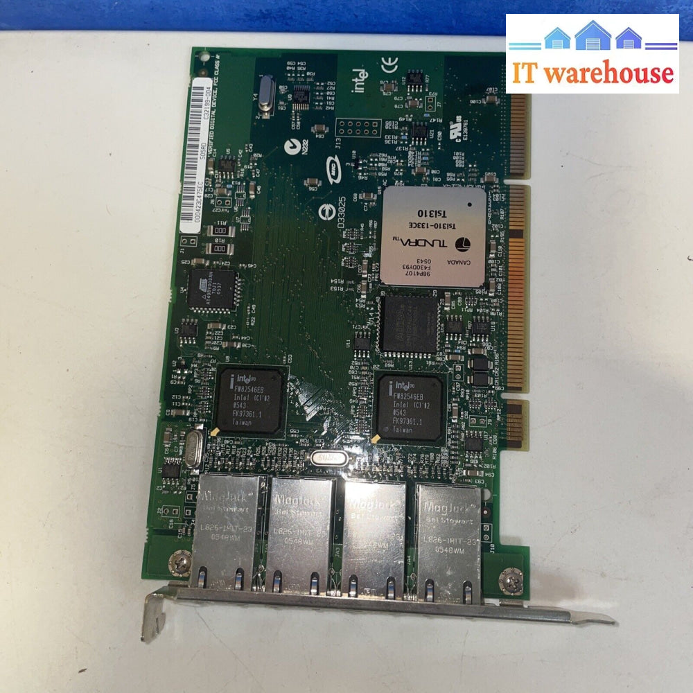 Intel Pro/1000 Mt Quad-Port Gigabit Ethernet Server Adapter Pci-X C32199-004