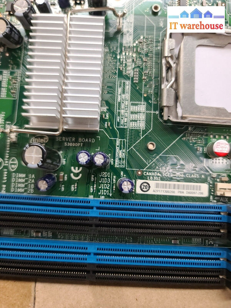 - Intel S3000Pt Single Board S775 1066Fsb Ddr2 D60097