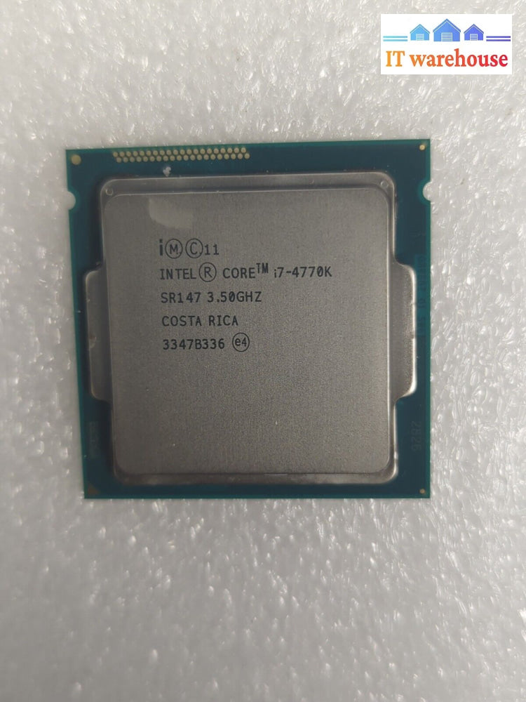 Intel SR147 Core i7-4770K 3.5GHz LGA1150 Quad Core CPU Processor Tested