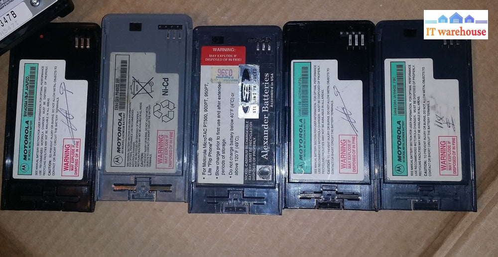 Intellicharge Xt Battery Charger Model Sln9347B W/ 5X Battery