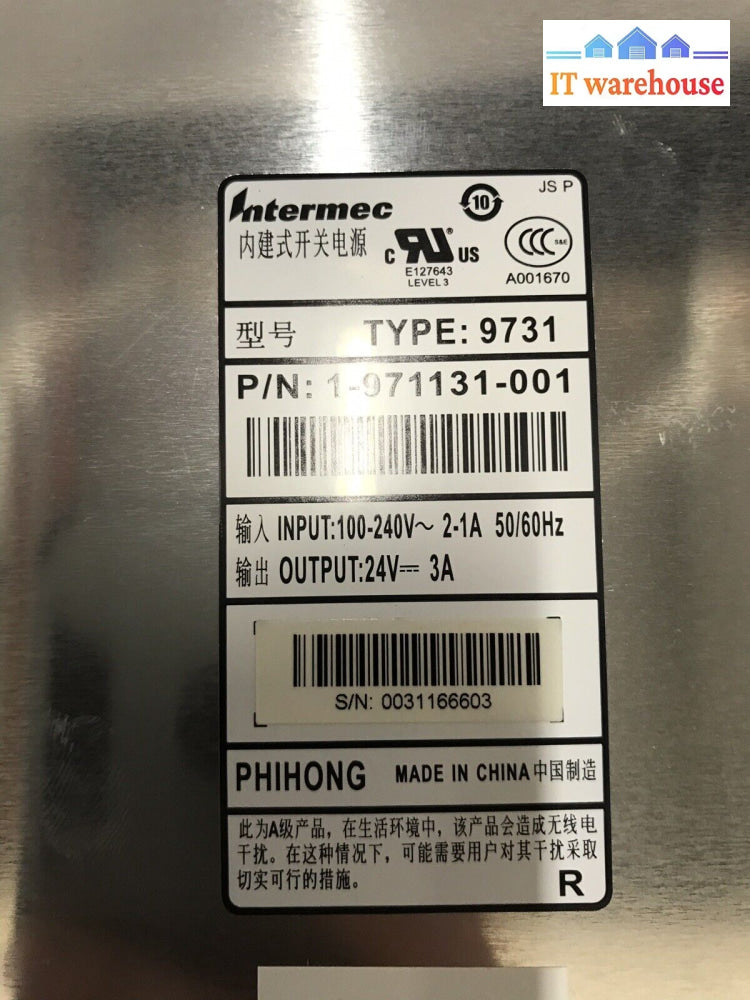 ~ Intermec Pm4I 1-971131-001 Power Supply Assembly 1-971031-001 100/240V