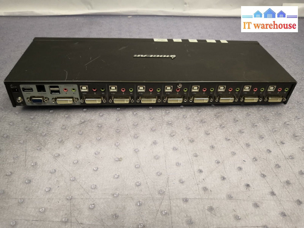 Iogear 8-Port Usb Dual-Link Dvi Kvm Switch With Vga Support Gcs1208 W/ Ac