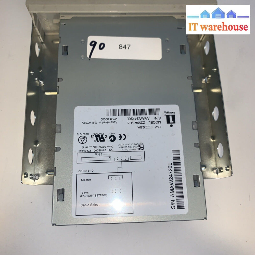 Iomega Zip 250 Internal 3.5/2.5 inch IDE Drive Z250ATAPI