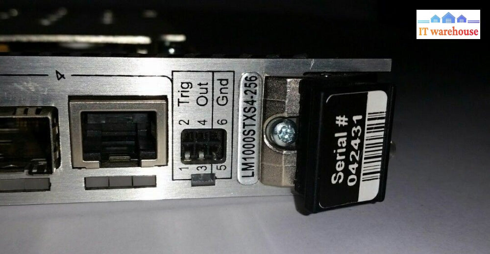 Ixia Lm1000Stxs4-256 10/100/1000 Mbps & Gigabit Ethernet Txs Load Module.