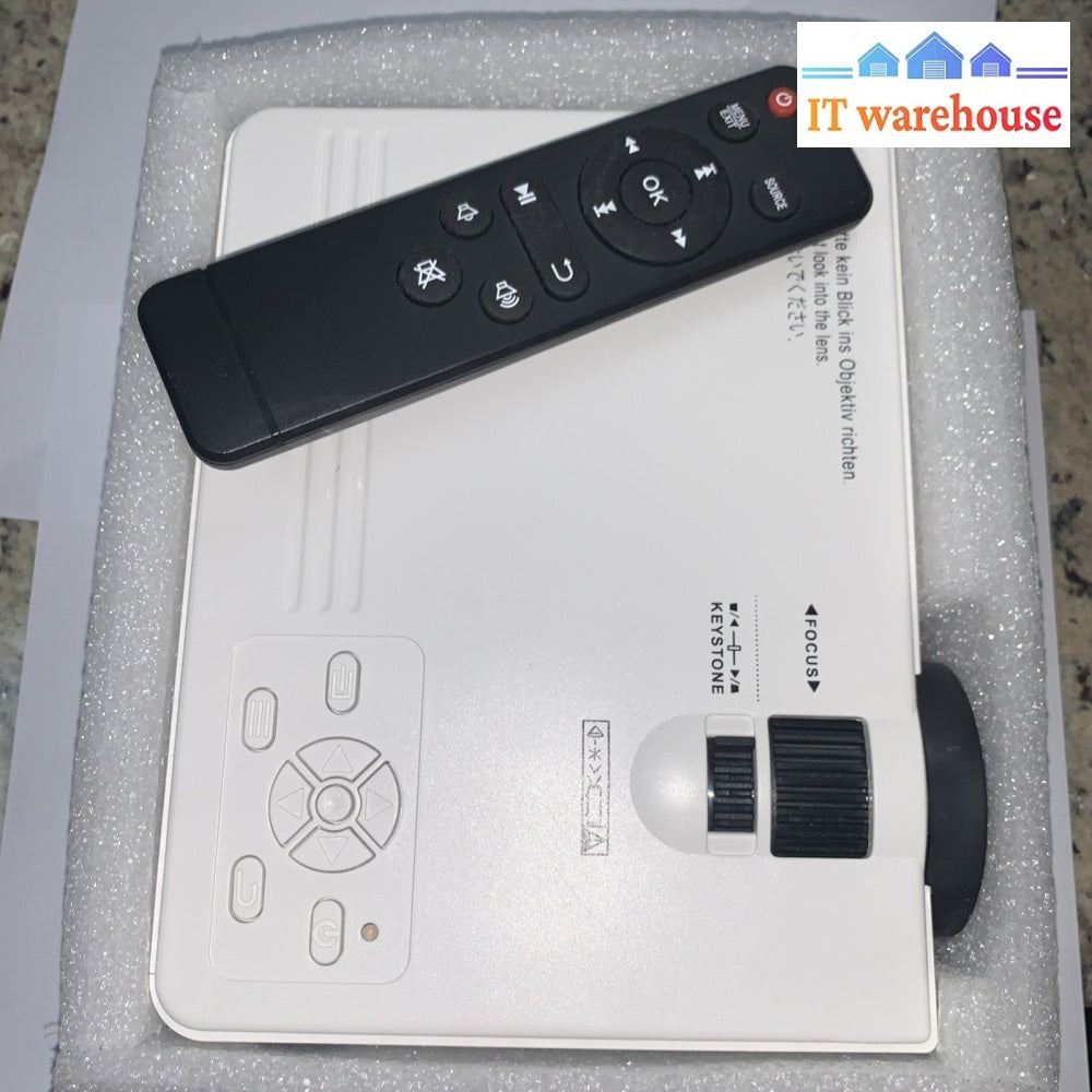 Jinhoo Mini Overhead Projector PJ0531 Model M10 Full HD 1080P with Remote