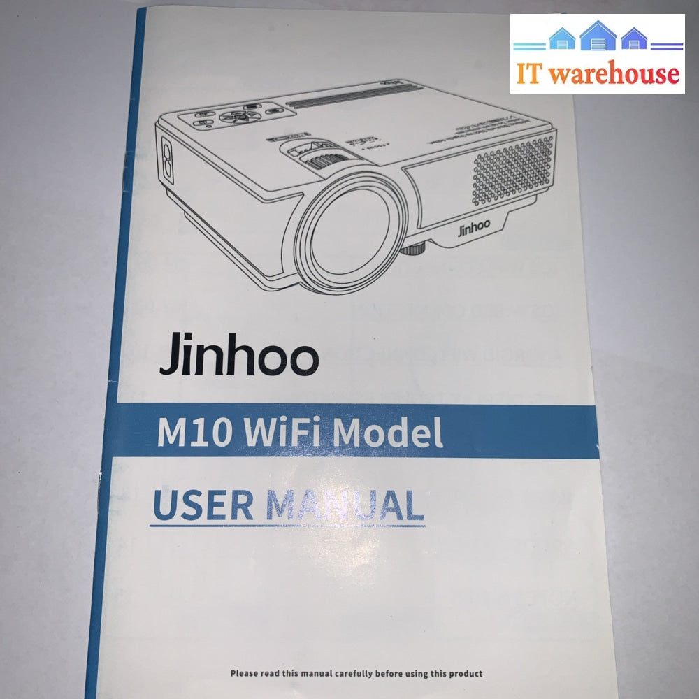 Jinhoo Mini Overhead Projector PJ0531 Model M10 Full HD 1080P with Remote