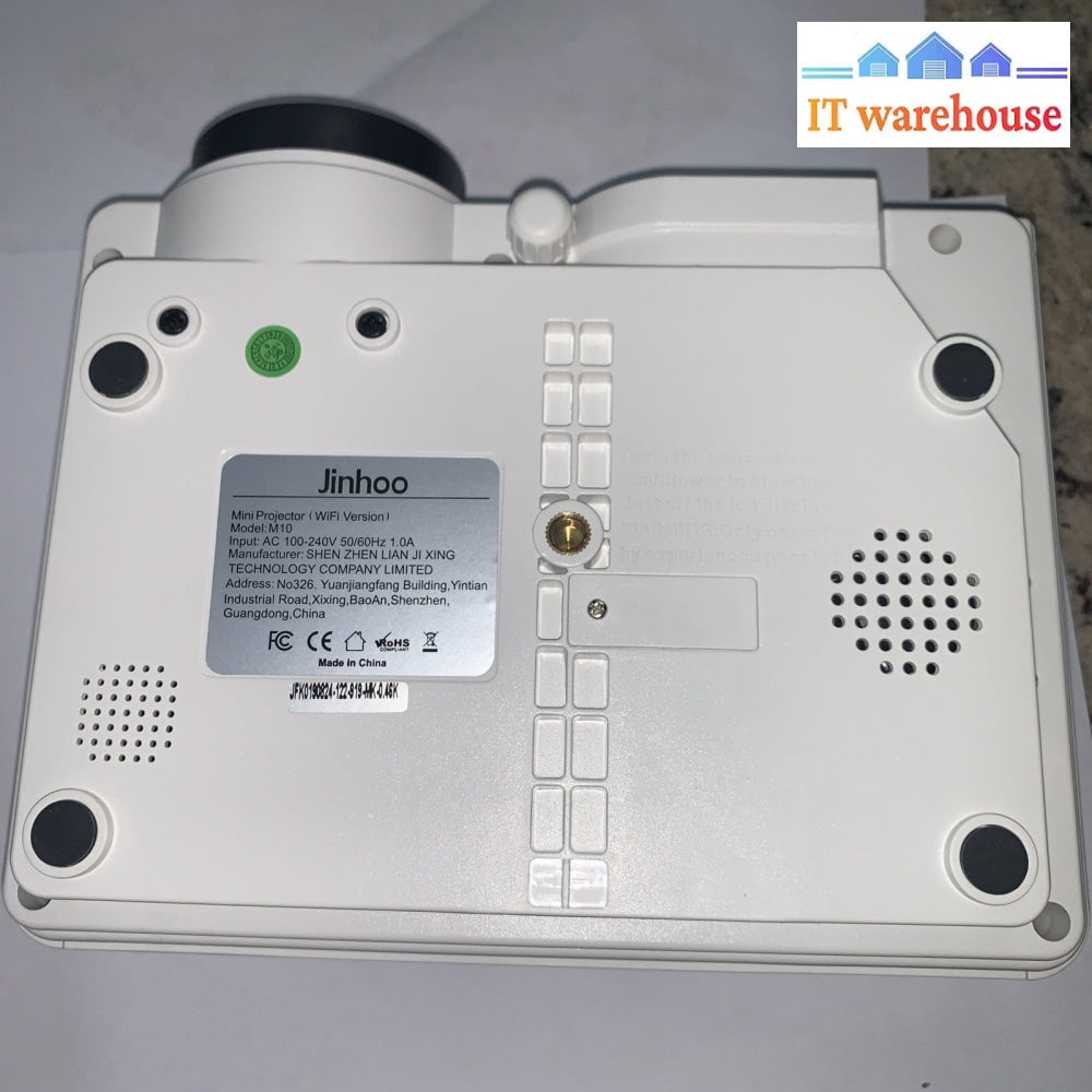 Jinhoo Mini Overhead Projector PJ0531 Model M10 Full HD 1080P with Remote