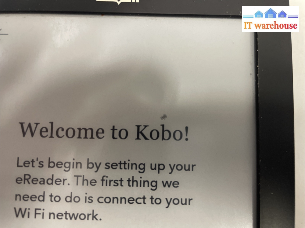 Kobo N905C Touch Edition eReader Tablet 6" Display with small spot Tested +
