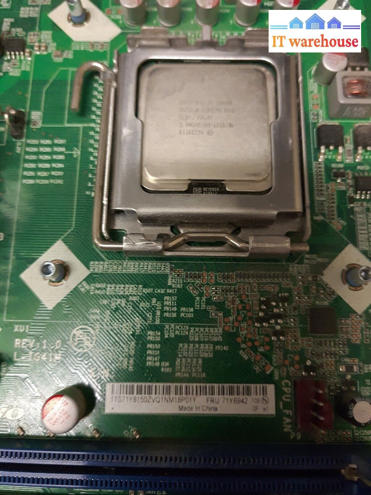 - Lenovo ThinkCentre 71Y6942 M70e LGA 775/Socket DDR3 Motherboard w/E8400 CPU