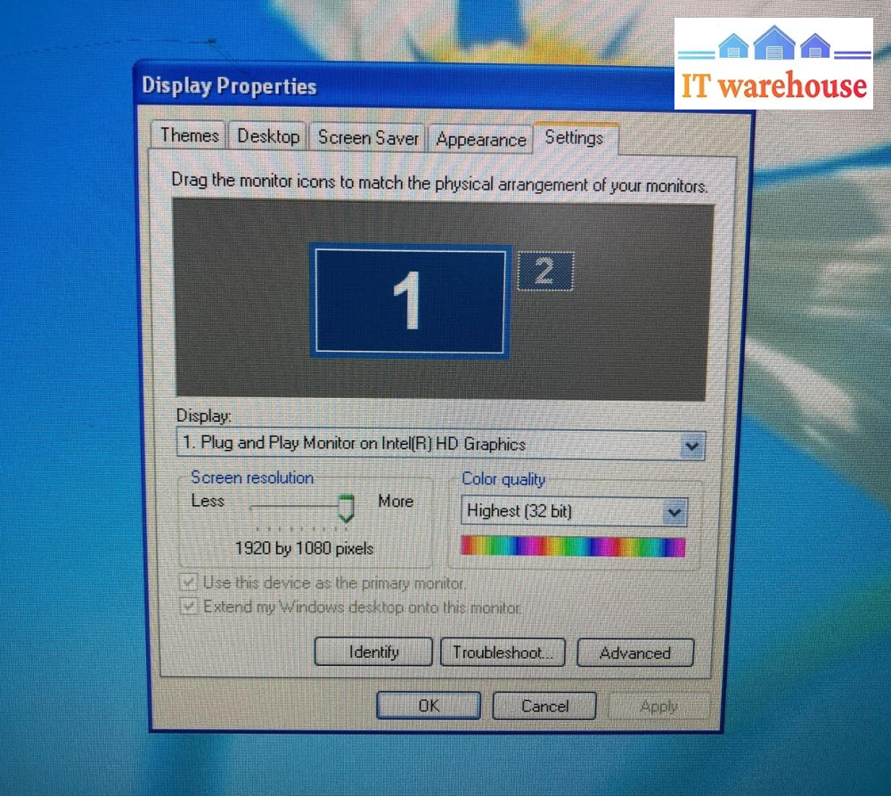 ~ Lenovo Thinkcentre M82 Desktop Core I3-3220 Cpu / 4Gb Ram 320Gb Hdd Win Xp