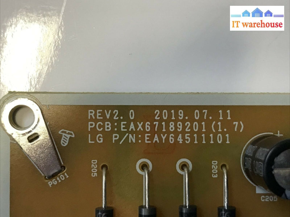 Lg 49Un7000Pub Tv Power Supply Board Lgp49Dj-17U1 Eax67189201 Eay6451101 Tested