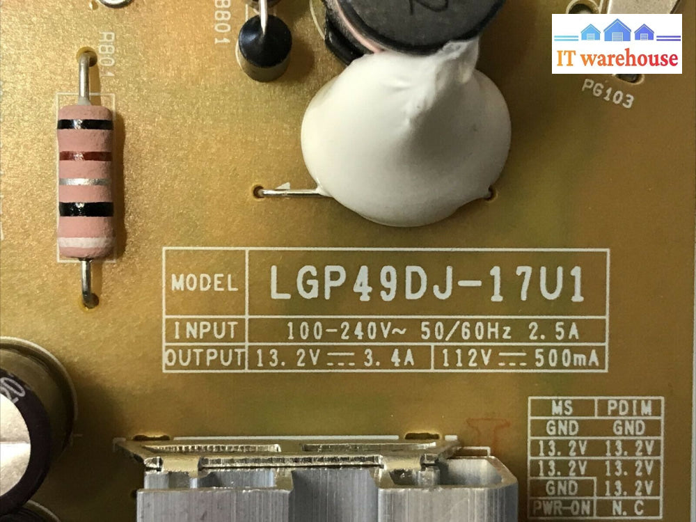 Lg 49Un7000Pub Tv Power Supply Board Lgp49Dj-17U1 Eax67189201 Eay6451101 Tested